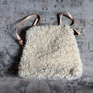 A NEW DAY Backpack Teddy Bear Fur Back 2 School Travel